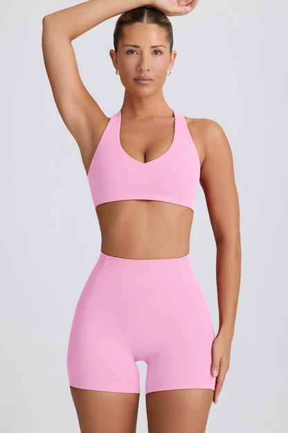 Soft Active Mini Shorts in Baby Pink